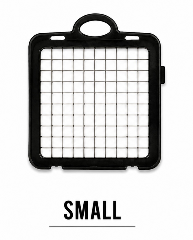 Small dicing blade insert for 11 × 11 mm cubes